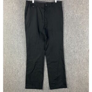 Claiborne Pants Men's 36x34‎ Chino Black Straight Leg Adults Cotton Blend
